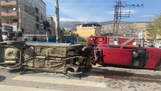 Kahramanmaraşta trafik kazası: 3 yaralı