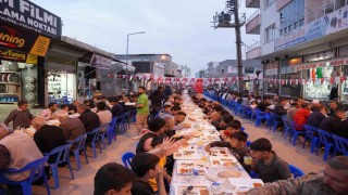 Kahta Belediyesi, iftar sofrası kurdu