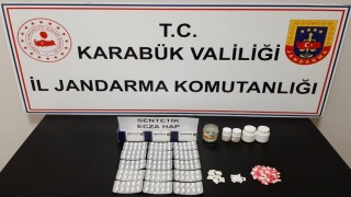 Karabükte 269 adet ecza hap ele geçirildi