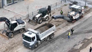 Karacasu Caddesinde kazı çalışmaları başladı
