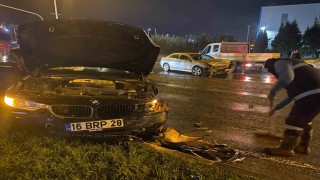 Karadeniz Ereğlideki trafik kazasında iki kişi yaralandı