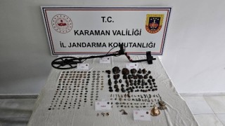 Karamanda 118 adet göktaşı ele geçirildi