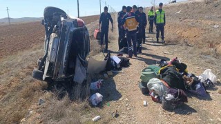 Karamanda trafik kazası: 1 ölü, 1 yaralı