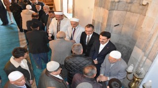 Karapınarda bayramlaşma programı düzenlendi