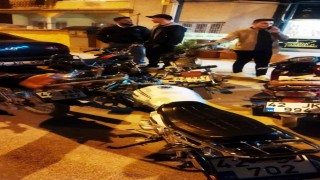 Karapınarda motosiklet denetimi