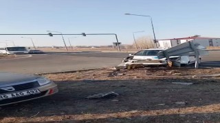 Karsta trafik kazası: 2 yaralı