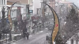 Karsta yoğun kar yağışı