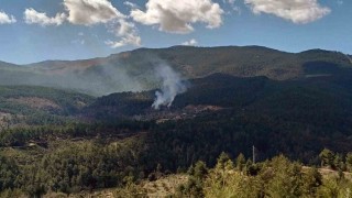 Kavaklıderede arazi yangını