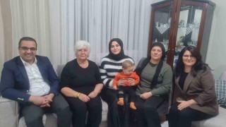 Kaymakam Dalaktan şehit kızı ve gaziye ziyaret