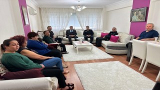 Kaymakam İlyas Memiş şehit ailelerini ziyaret etti