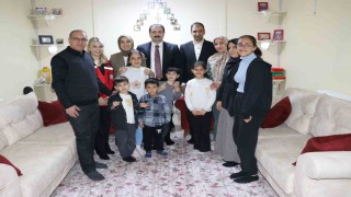 Kaymakam Karali, iftarını şehit ailesi ile birlikte açtı