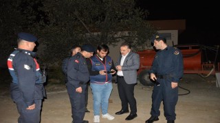Kaymakam Odabaştan düzensiz göç ve göçmen kaçakçılığı denetimi