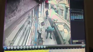 Kedinin tezgahtan balık alması kamerada