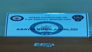 Keşanda 11 adet uyuşturucu hap ele geçirildi