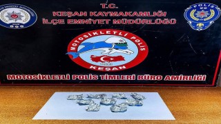 Keşanda polisin durdurduğu araçta uyuşturucu ele geçirildi