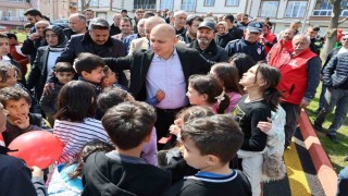 Kırıkkalede modern semt sahası, vatandaşların hizmetine sunuldu