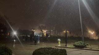 Kocaelide hava aniden soğudu: Mart ayında yükseklerde kar yağışı başladı