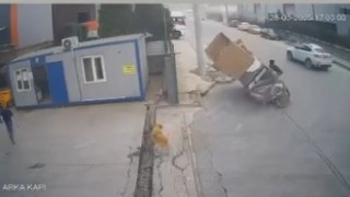 Kocaelide toz fırtınası zor anlar yaşattı: O anlar kamerada