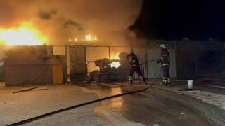 Konteyner kentte korkutan yangın