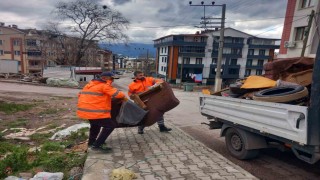 Körfezde katı ve hacimli atıklar toplanıyor