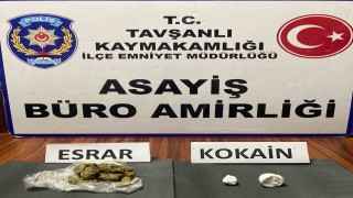 Kütahyada uyuşturucu operasyonu, 2 şüpheli tutuklandı