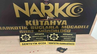 Kütahyada uyuşturucu ticareti yapan 2 şüpheli tutuklandı