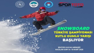 Kutlu Dumlu Snowboard Türkiye Şampiyonası Kayseride başlıyor