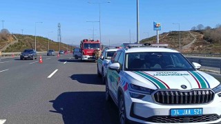 Kuzey Marmara Otoyolunda trafik kazası: 1 ölü 1 yaralı