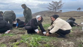 Liseliler fidan dikip geleceğe katkı sundu