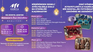 M1 Konya AVMde Ramazan programı devam ediyor
