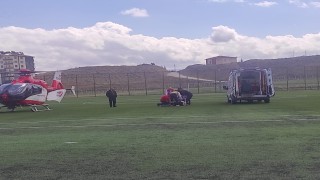 Malatyada ambulans helikopter 76 yaşındaki hasta için havalandı