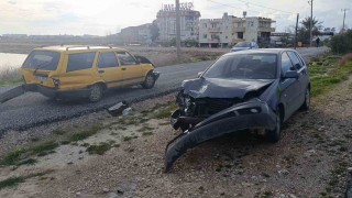 Manavgatta otomobil başka bir otomobile arkadan çarptı: 1 yaralı