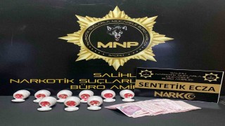 Manisada 500 sentetik ecza ele geçirildi