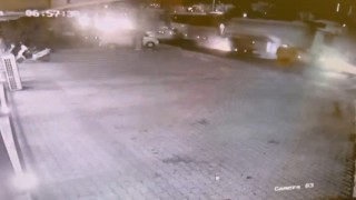 Manisadaki zincirleme kazanın güvenlik kamera görüntüsü ortaya çıktı