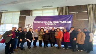 Manisalı kadın muhtarlar Ankarada birlik ve dayanışma mesajı verdi