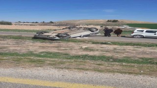 Mardinde kontrolden çıkan SUV takla attı: 2 yaralı
