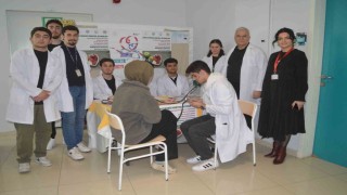 MEAHta kardiyoloji polikliniklerinde tansiyon ölçümü gerçekleştirildi