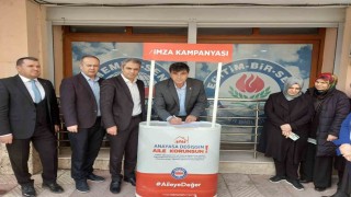 Memur-Sen aile yapısı ve özgürlükler için imza kampanyası başlattı