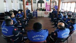 Menteşe Belediye zabıtasına kadına yönelik şiddetle mücadele eğitimi