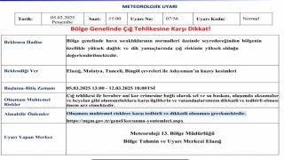 Meteorolojiden 5 il için çığ uyarısı