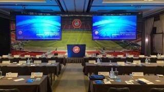 MHK Başkanı Ferhat Gündoğdu, UEFA hakem sempozyumuna katıldı