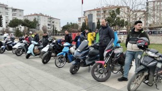 Motosiklet sürücülerine güvenli sürüş eğitimi