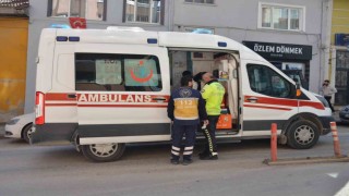 :Motosiklet sürücüsü kazada yaralandı