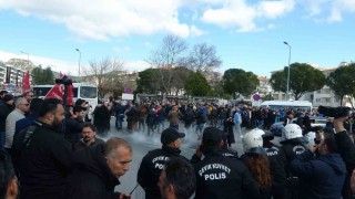 Muğlada İmamoğlu protestosuna biber gazlı müdahale
