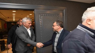 Muhtarlardan Başkan Şehirliye tebrik ziyareti