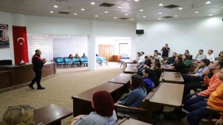Nazilli Belediyesi personeline yangın güvenliği eğitimi verildi