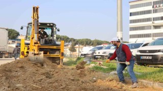 Nazillide beklenen yol çalışması başladı