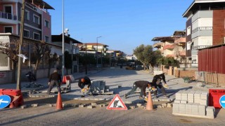 Nazillide yol çalışmaları aralıksız sürüyor