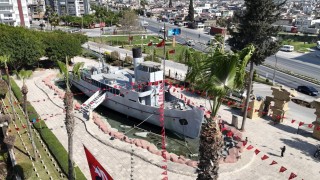 Nusret Mayın Gemisinde bakım çalışması