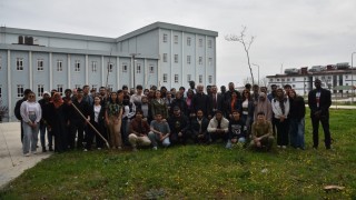OMÜde 50. yıl için 50 fidan dikildi